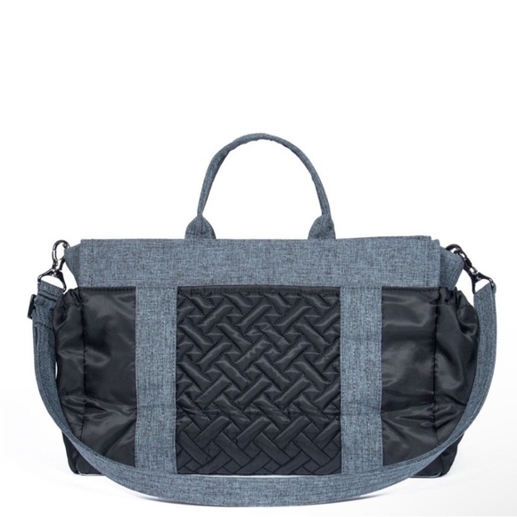 Lug Romper 2 Convertible Tote Crossbody Bag Black w/Grey Accents BNWOT - Picture 4 of 14